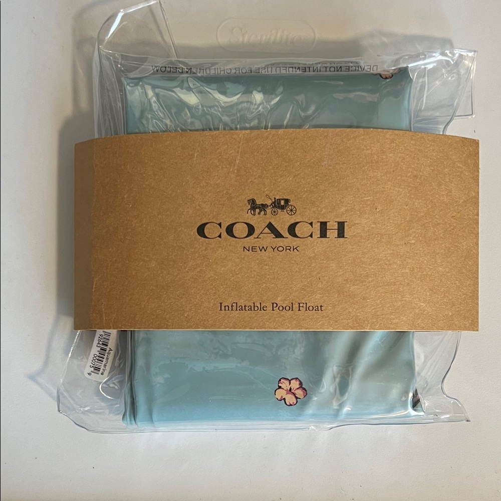 Coach Light Blue Floral Pool Float